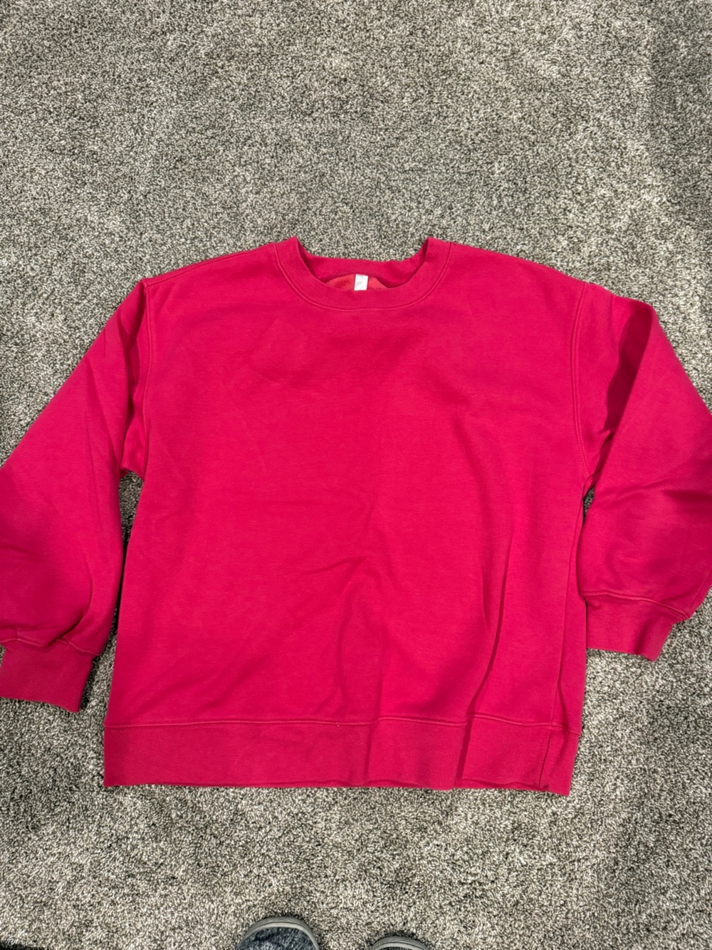 Fabletics Hot Pink Crewneck Sweatshirt